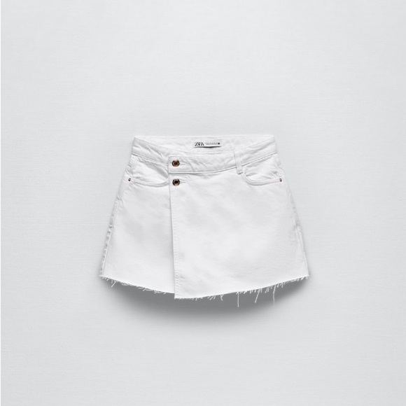 Zara white denim skort - Picture 5 of 5